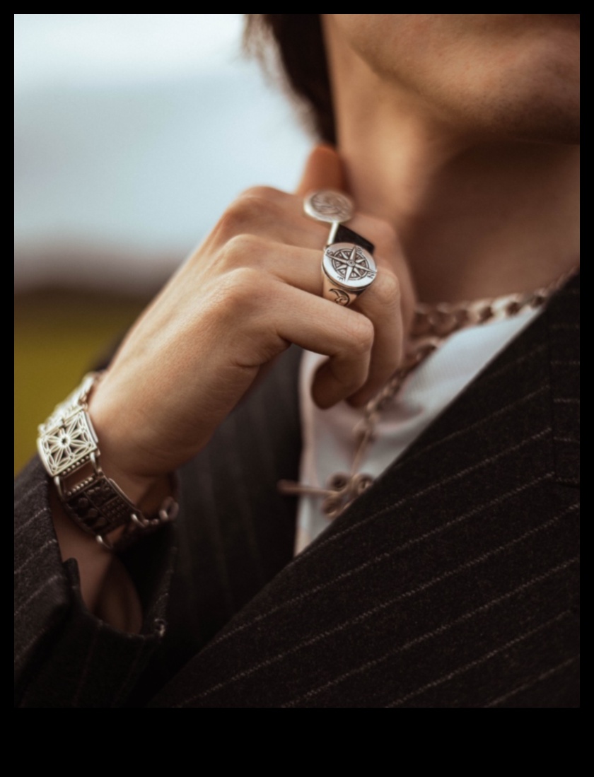 אלגנטיות גברית הרם את המלתחה שלך עם תכשיטי גברים מדריך מסוגנן להוספת נופך של תחכום למראה שלך עם תכשיטי גברים. 4 אלגנטיות גברית: הרם את המלתחה שלך עם תכשיטי גברים