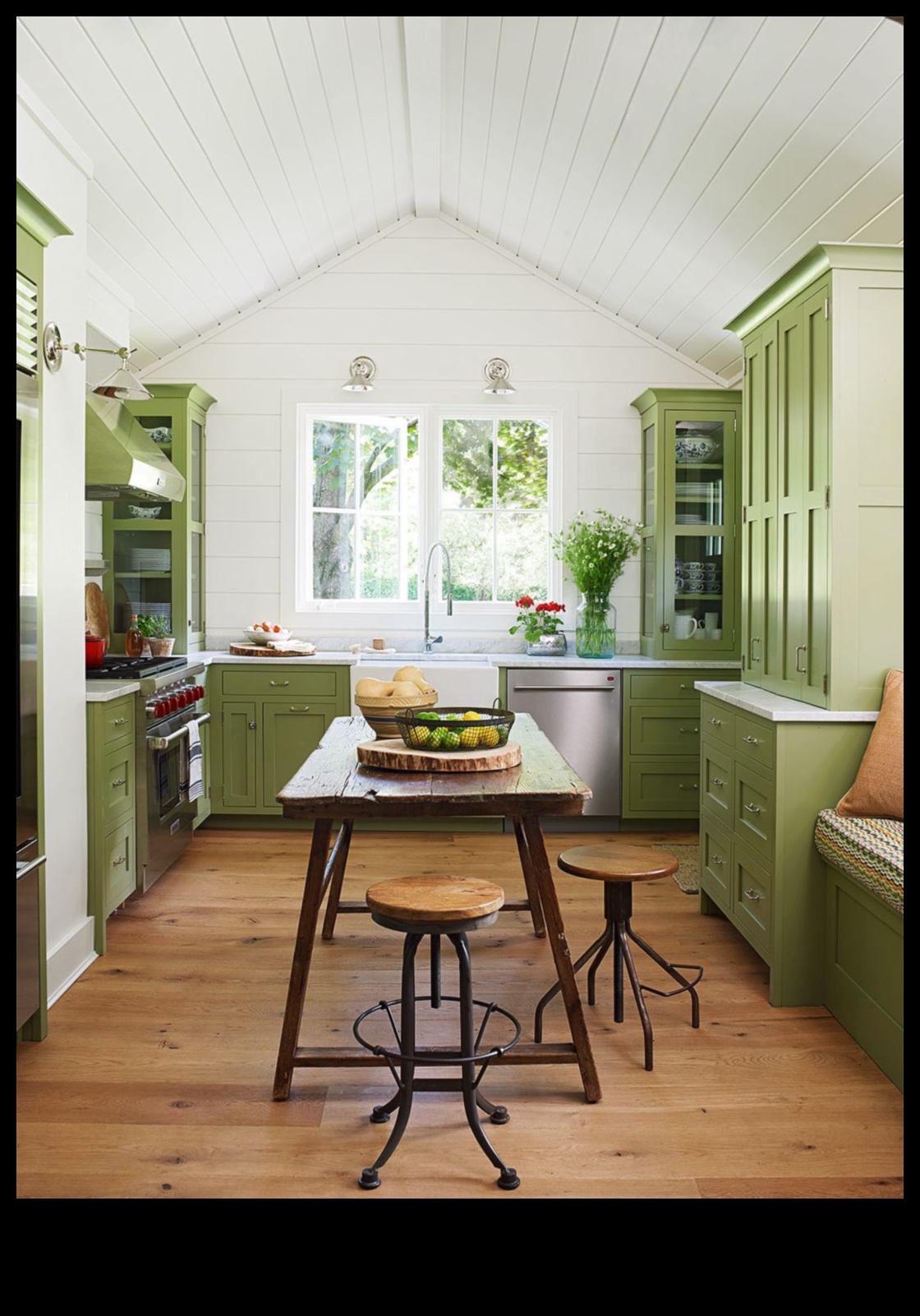 עיצוב מטבח בסגנון קוטג' לקסם מוזר