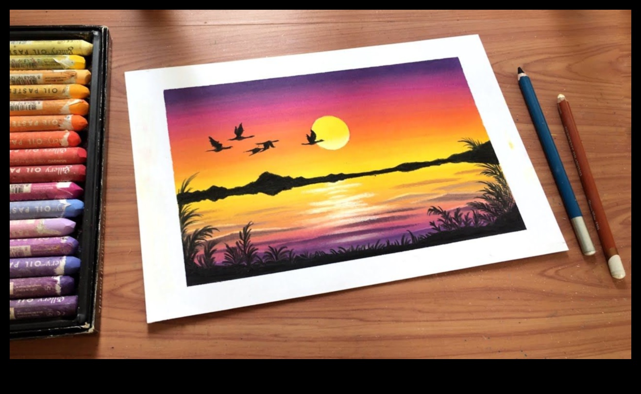 פסטל גן עדן: יצירה של אמנות תוססת וזוהרת