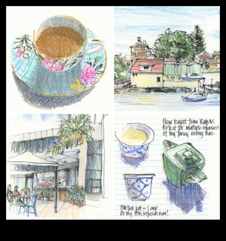 רישומי עיפרון צבעוניים מרשימים מסע חזותי 3 נועזים ויפים: רישומי עיפרון צבעוניים מרהיבים עם השפעה