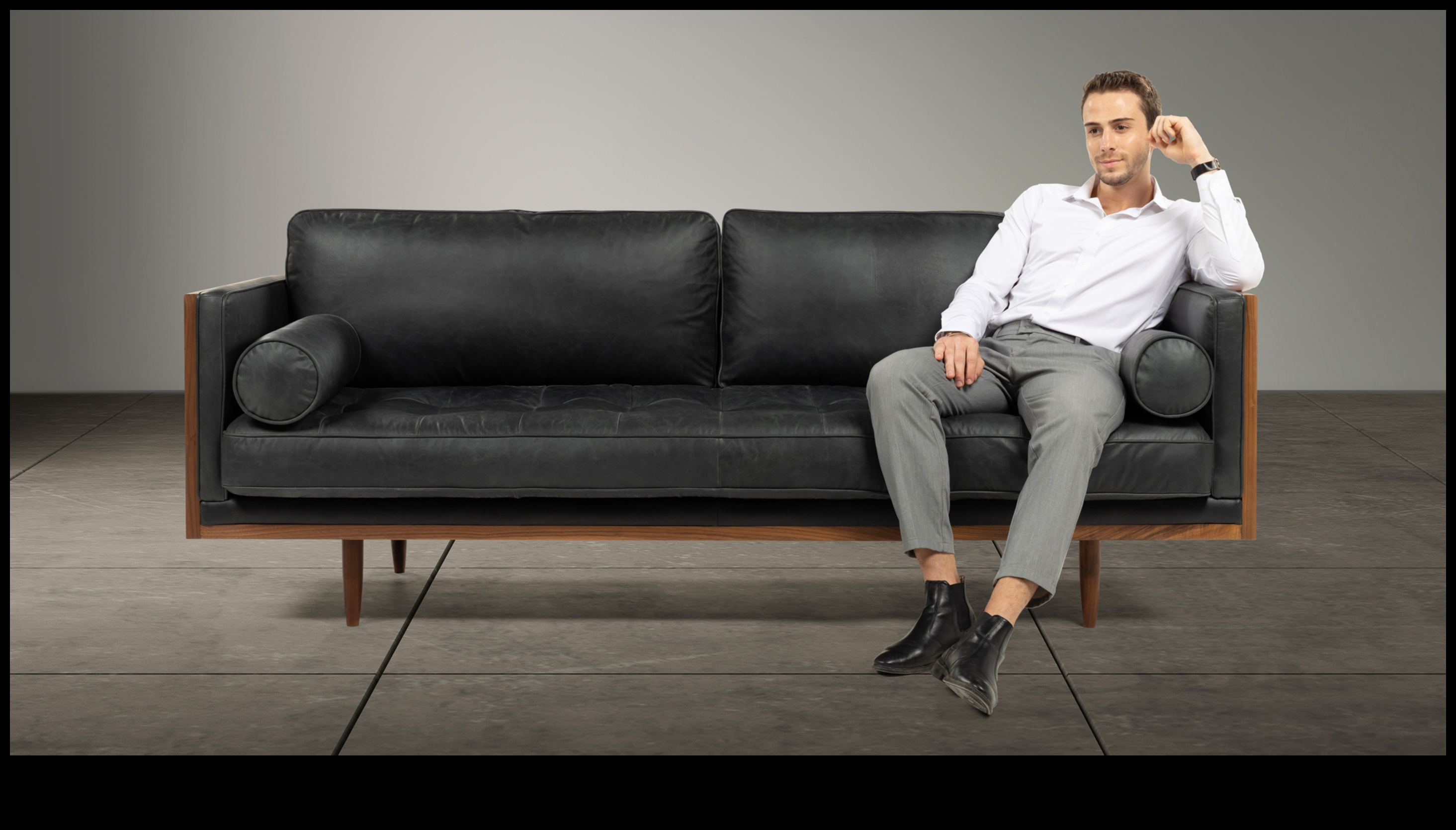 כיצד אוכל לשלב דרכים אופנתיות לשימוש בעור בעיצוב עכשווי?