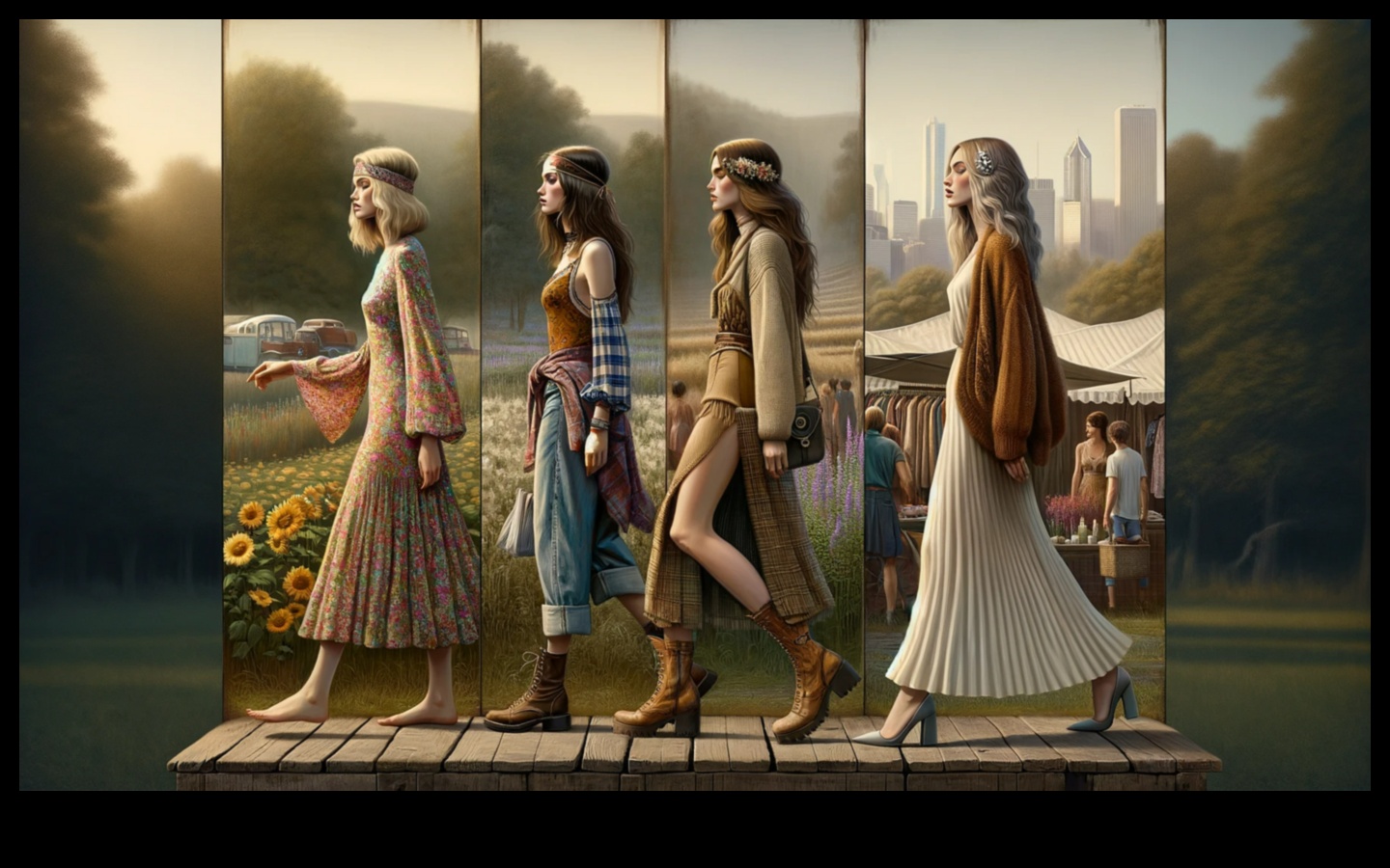 אופנת פולקלור: תלבושות בוהמיות עם קסם תרבותי