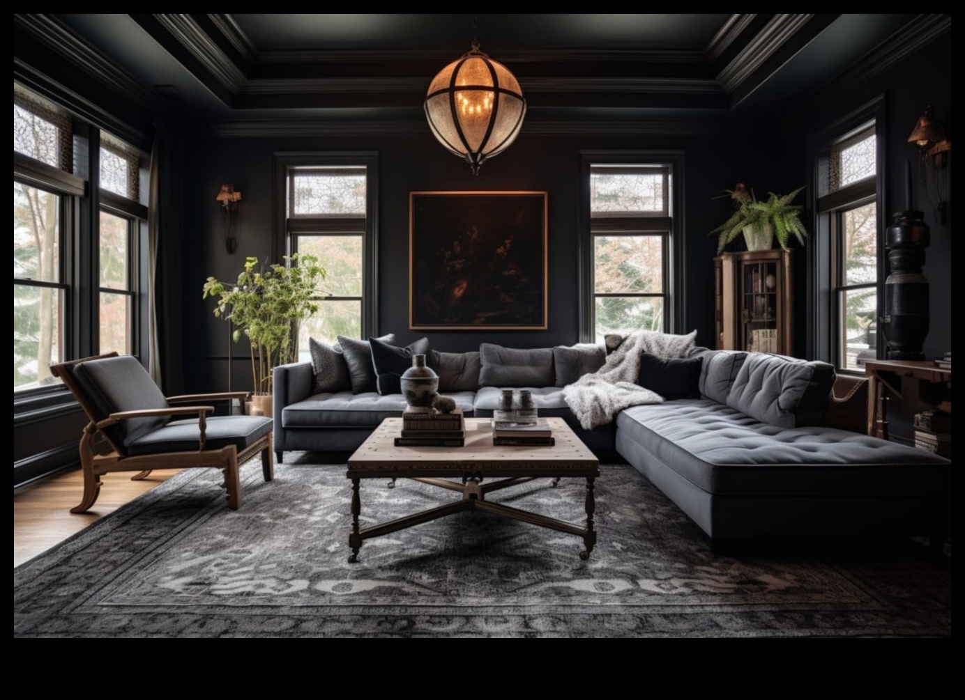 עיצוב בית גותי השראה כהה ודרמטית 2 השראה לעיצוב הבית בסגנון גותי