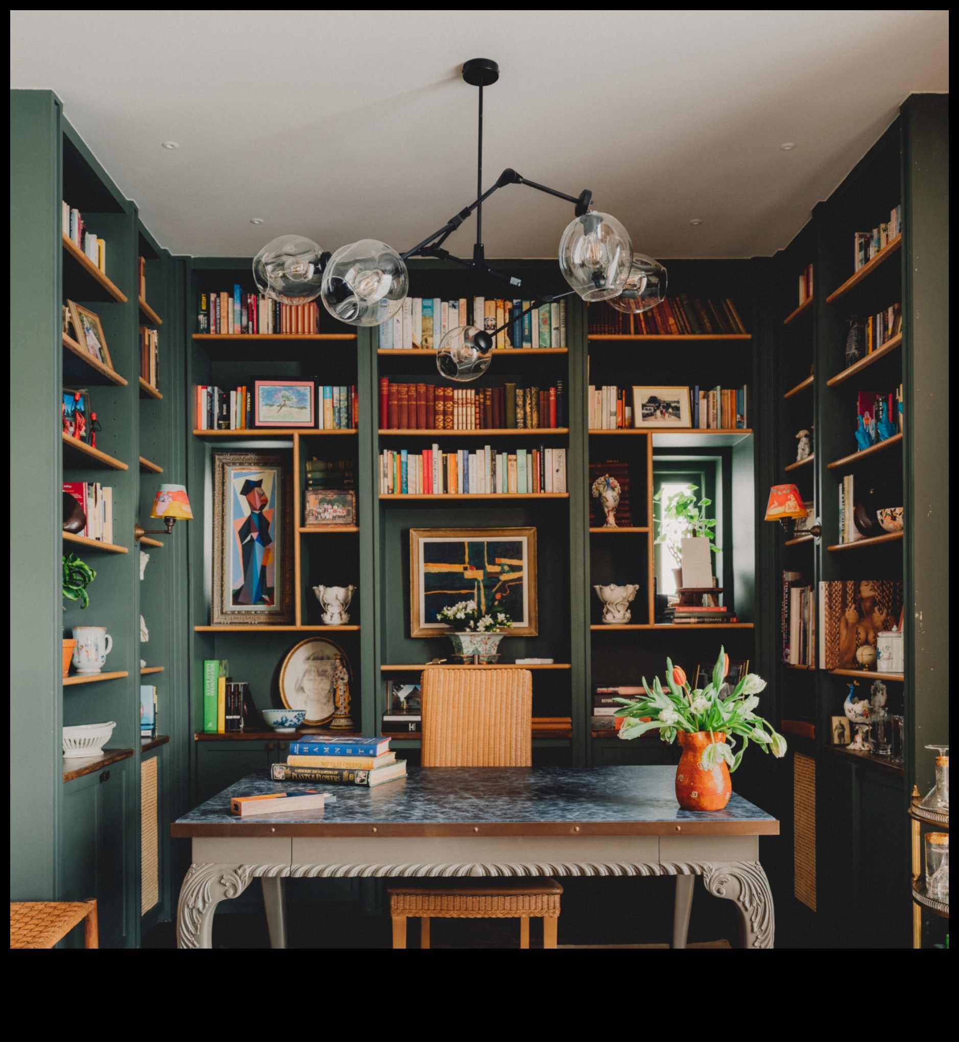 עיצוב מענגים מסכים שמעלים את אסתטיקת המשרד הביתי שלך 4 תענוגות עיצוב: מסכים שמשמשים כחלק מרכזי אסתטי