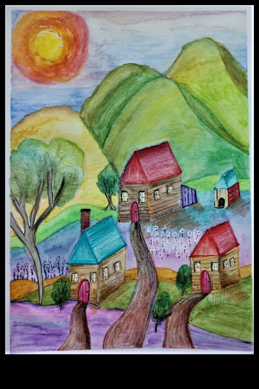 אמנות עיפרון בצבעי מים אמצעי יצירתי לכל 5 מעבר לריאליזם: ביטויים מופשטים באמנות עיפרון בצבעי מים