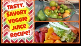 Savory Veggie Sensations מידע ליצירת שילובי מיצים יצירתיים וטעימים 5 תחושות ירקות מלוחות: יצירת שילובי מיצים יצירתיים ומלאי טעם