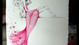 מעבר לריאליזם: ביטויים מופשטים באמנות עיפרון בצבעי מים