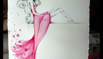 מעבר לריאליזם: ביטויים מופשטים באמנות עיפרון בצבעי מים