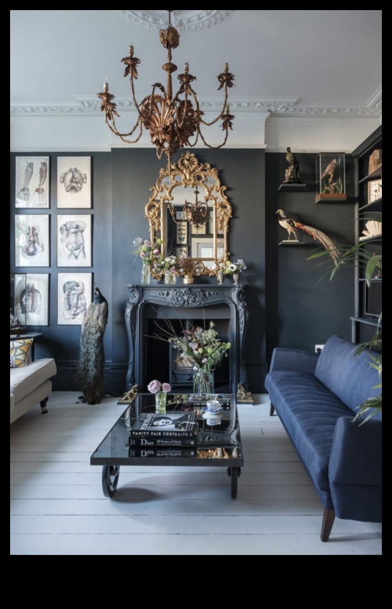 עיצוב בית גותי השראה כהה ודרמטית 1 השראה לעיצוב הבית בסגנון גותי