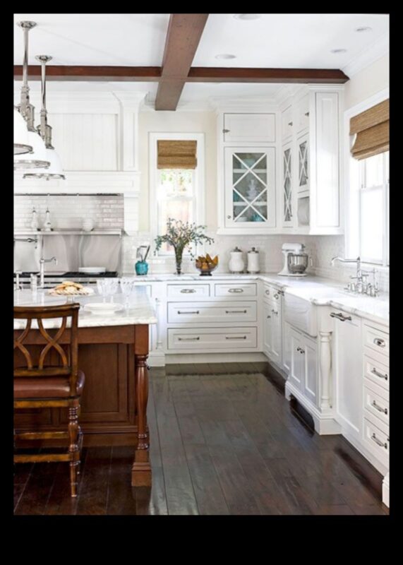 עיצוב מטבח בסגנון קוטג' לקסם מוזר