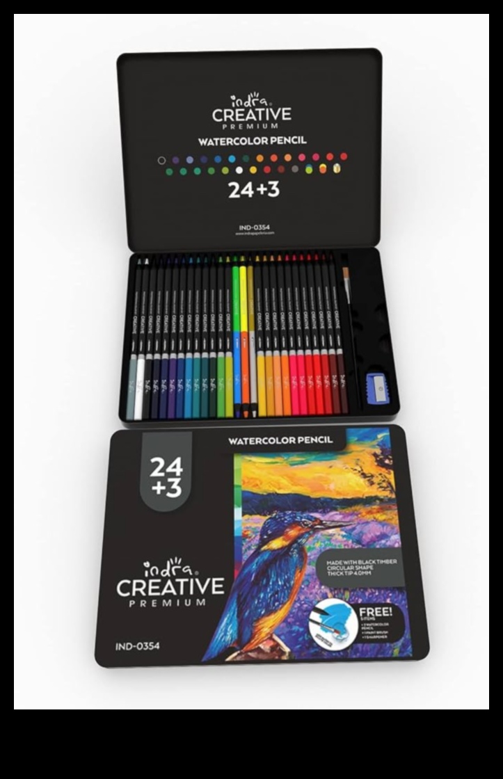 קסם הגוונים: יצירת סצנות קסומות עם עפרונות בצבעי מים