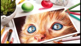 נועזים ויפים: רישומי עיפרון צבעוניים מרהיבים עם השפעה