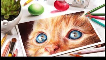 נועזים ויפים: רישומי עיפרון צבעוניים מרהיבים עם השפעה