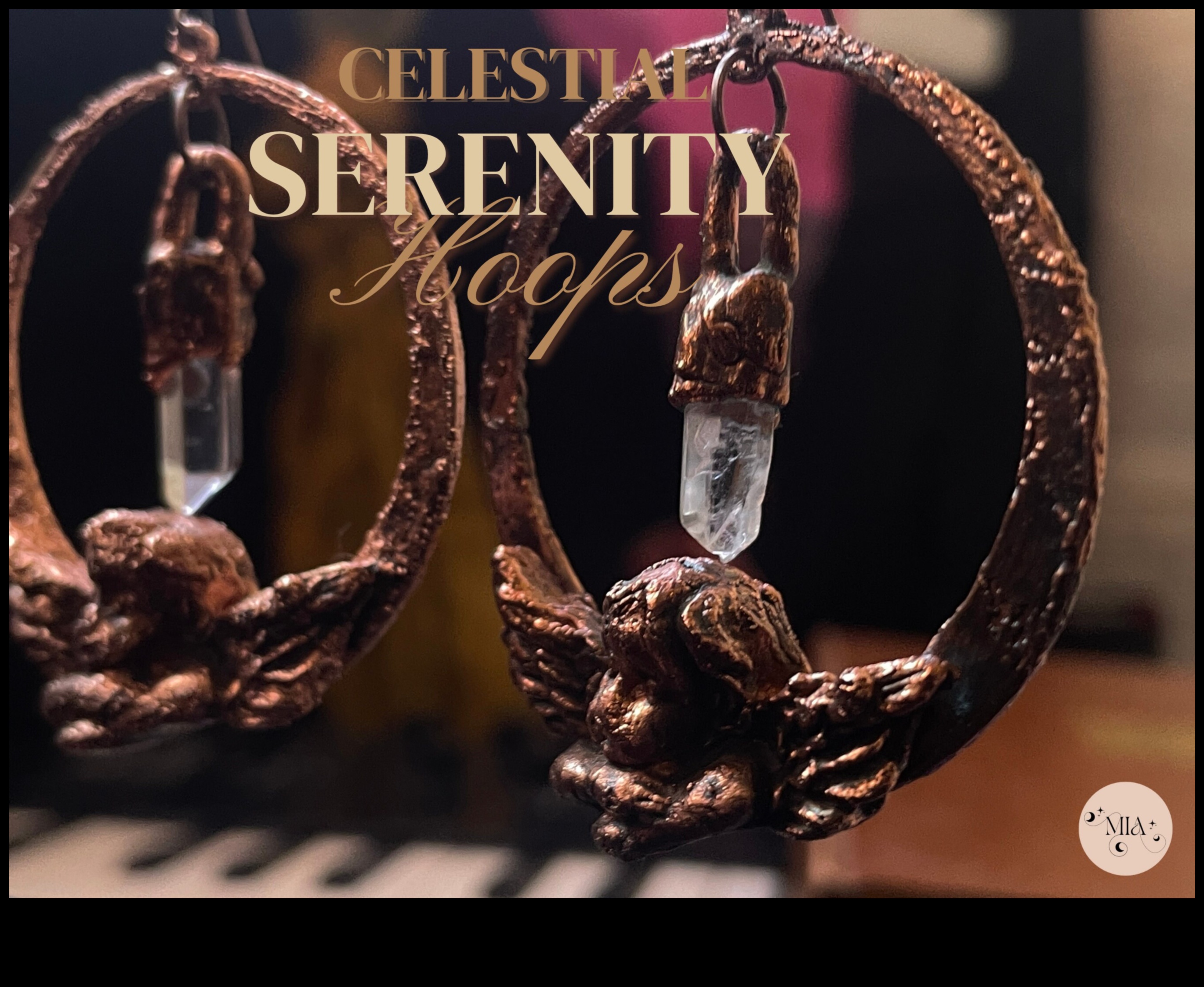 שלווה שמימית: התחבר עם הקוסמוס בעגילים השמימיים שלנו